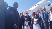 El presidente de Irán es recibido oficialmente en Zimbabue