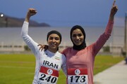 ایرانی خاتون ایتھلیٹ عالمی مقابلوں کے سیمی فائنل میں