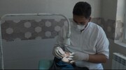 استقرار گروه جهادی دندانپزشکی در روستای "میربگ جنوبی" دلفان + فیلم
