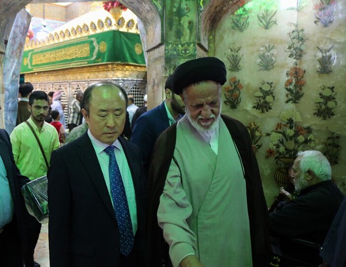 سفیر کره جنوبی در ایران با شخصیت حضرت معصومه(س) آشنا شد
