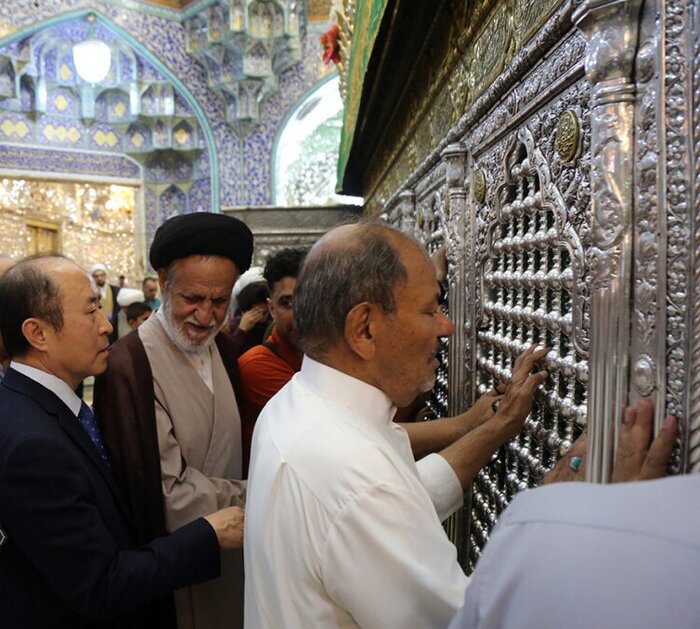 سفیر کره جنوبی در ایران با شخصیت حضرت معصومه(س) آشنا شد