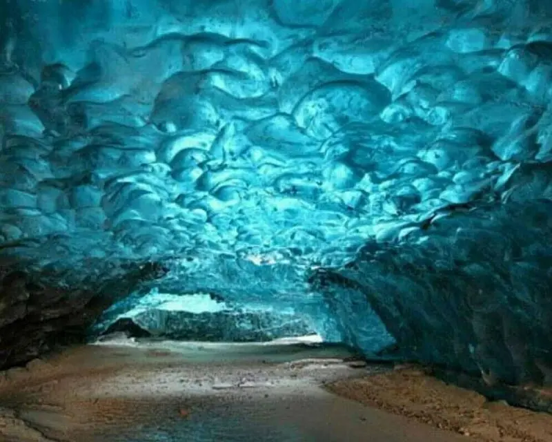 غار یخی چما سردترین نقطه خاورمیانه