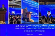 Iran, China discuss expansion of ties in business forum