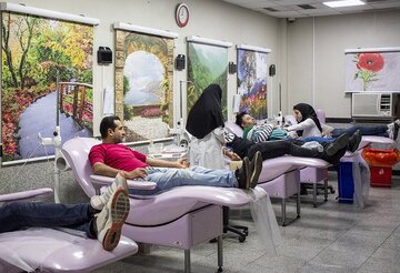 اهداء خون در گیلان افزایش یافت