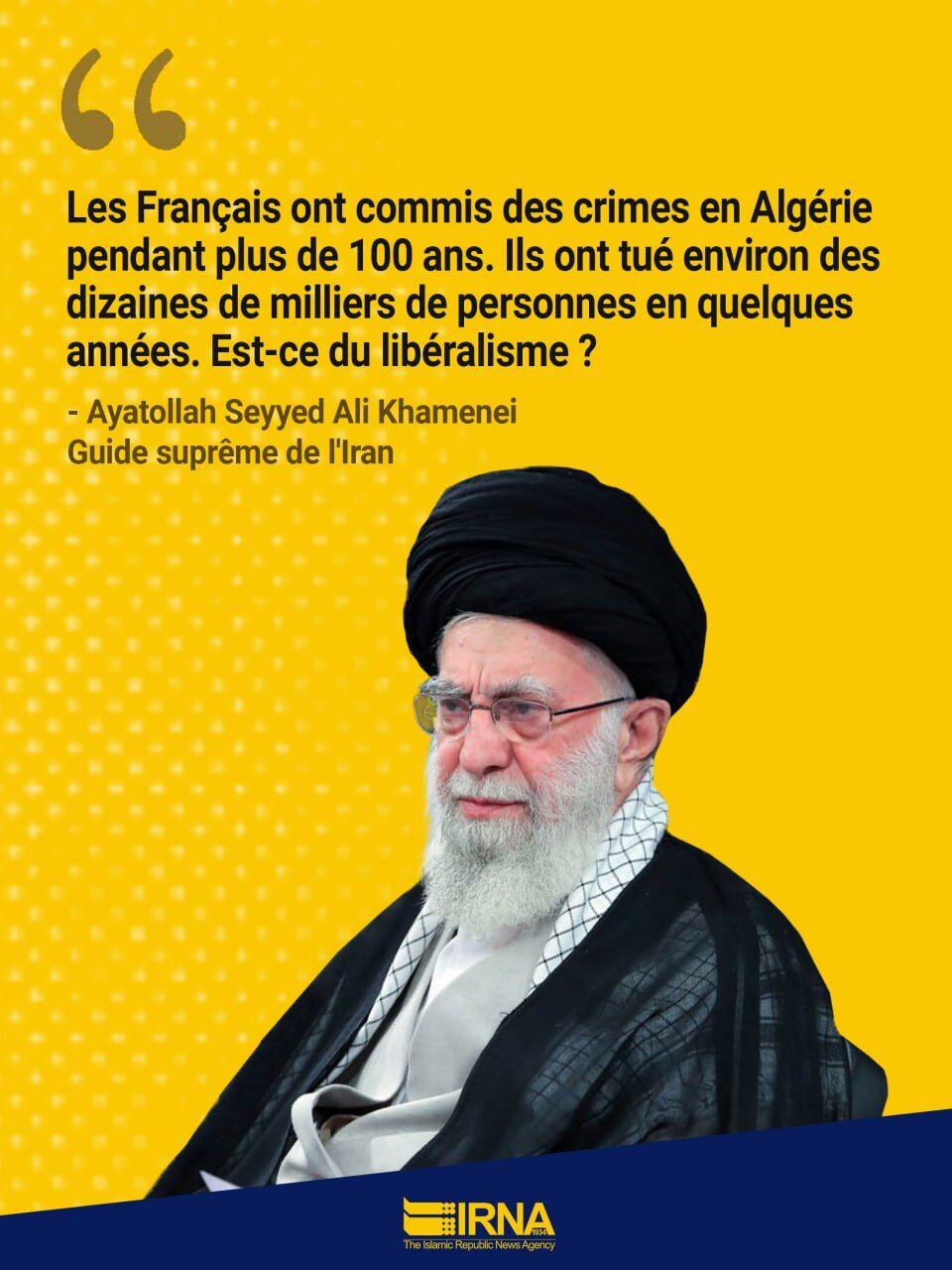Les crimes français à Alger révèlent de fausses déclarations sur le libéralisme