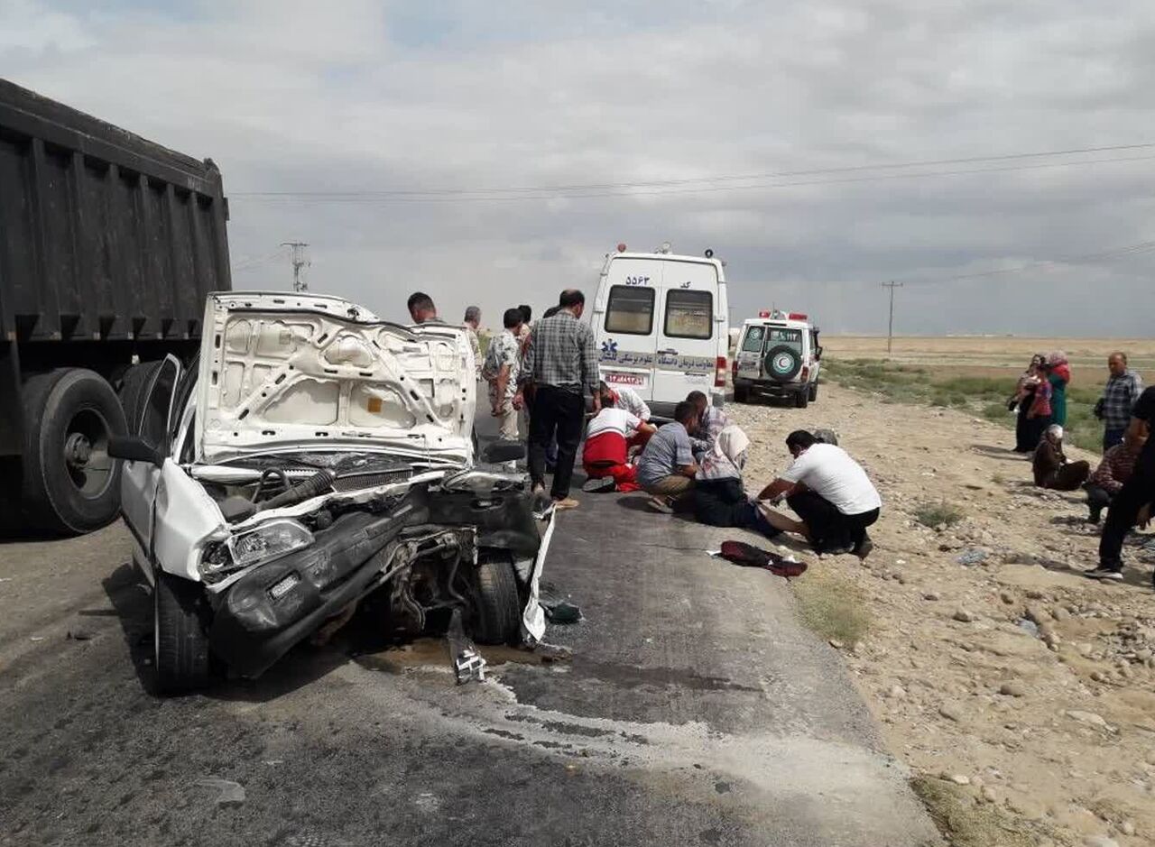 هفت نفر بر اثر تصادف در گنبدکاووس مصدوم شدند