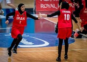 ایران کی خواتین ٹیم کی دوسری پوزیشن