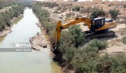 عملیات اجرایی لایروبی تالاب منطقه حفاظت شده حله استان بوشهر آغاز شد