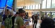 یورش معترضان به ساختمان بورس رژیم اسرائیل + فیلم