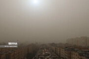 گرد و غبار سه شهر صنعتی استان مرکزی را احاطه کرد
