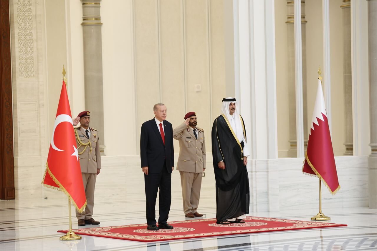 اردوغان وارد قطر شد