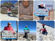 بهیار مشهدی با شعار «اهدای زندگی» به ۱۳ قله ایران صعود کرد+ فیلم