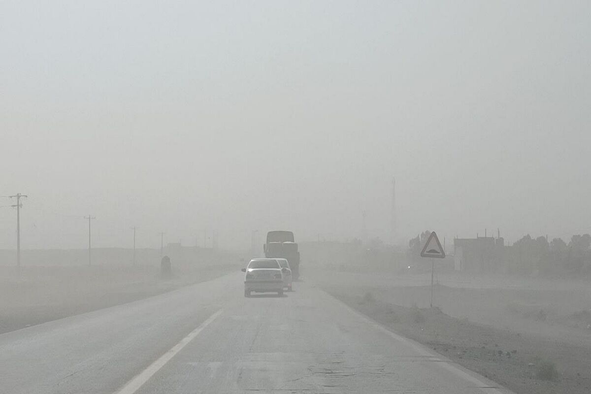 گرد و غبار در شهرستان زیرکوه ادارات و مدارس را تعطیل کرد