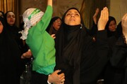 شیرخوارگان کهریزک کرج در آغوش عزاداران حسینی(ع)