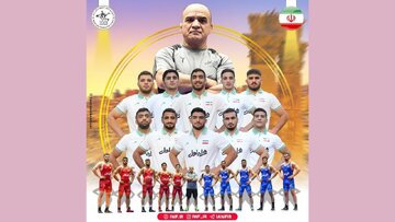 Lutte libre : l'équipe d’Iran des moins de 20 ans remporte les Championnats d'Asie