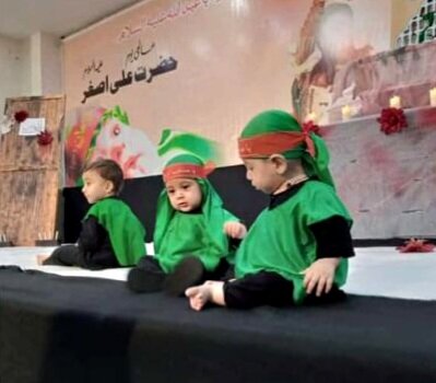 گردهمایی شیرخوارگان حسینی در پاکستان در بزرگداشت مقام شهید ۶ ماهه کربلا