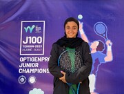 ایرانی ٹینس کھلاڑی ماندگار فرزامی کی فتح
