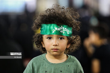 Gathering of mothers with their babies in 3rd day of Moharram