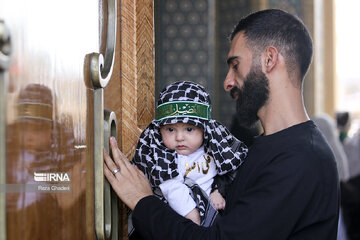 Gathering of mothers with their babies in 3rd day of Moharram