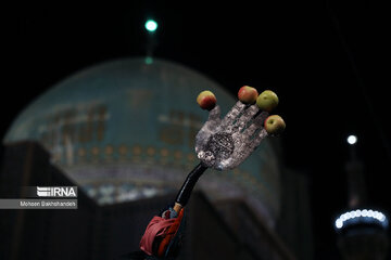 Mourning ceremony at Imam Reza shrine on Muharram 4th