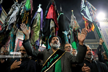 Mourning ceremony at Imam Reza shrine on Muharram 4th