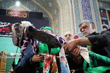 Mourning ceremony at Imam Reza shrine on Muharram 4th