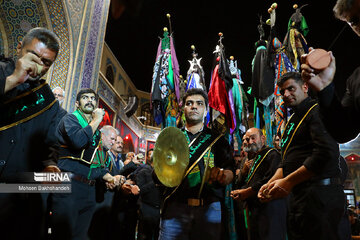 Mourning ceremony at Imam Reza shrine on Muharram 4th