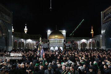 Mourning ceremony at Imam Reza shrine on Muharram 4th