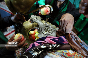 Mourning ceremony at Imam Reza shrine on Muharram 4th