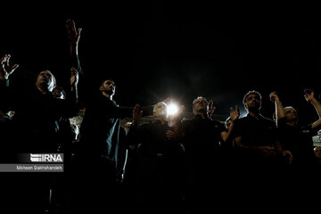 Mourning ceremony at Imam Reza shrine on Muharram 4th