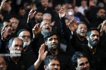 Mourning ceremony at Imam Reza shrine on Muharram 4th