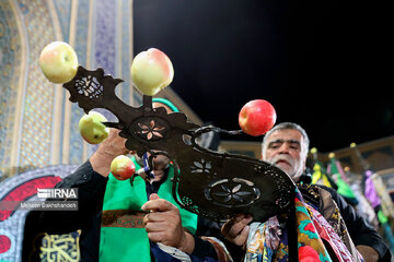 Mourning ceremony at Imam Reza shrine on Muharram 4th