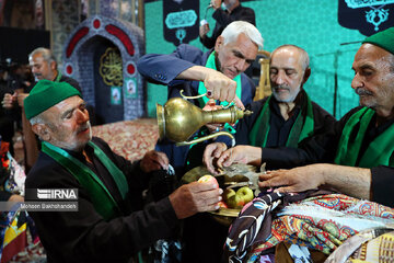 Mourning ceremony at Imam Reza shrine on Muharram 4th