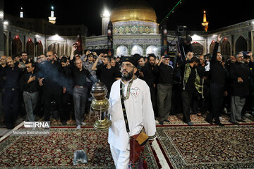 Mourning ceremony at Imam Reza shrine on Muharram 4th