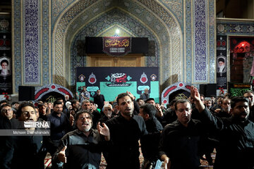 Mourning ceremony at Imam Reza shrine on Muharram 4th