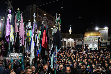 Mourning ceremony at Imam Reza shrine on Muharram 4th