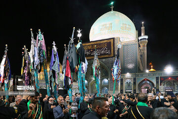 Mourning ceremony at Imam Reza shrine on Muharram 4th