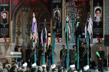 Mourning ceremony at Imam Reza shrine on Muharram 4th