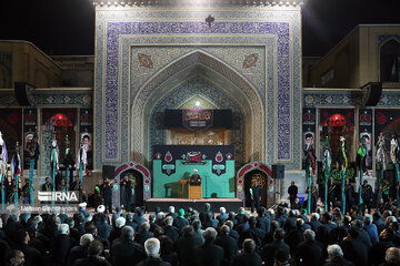 Mourning ceremony at Imam Reza shrine on Muharram 4th