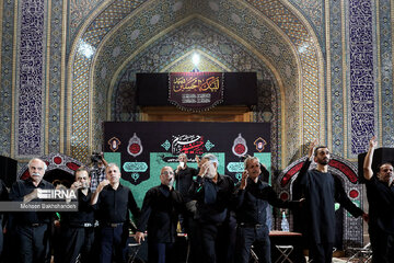 Mourning ceremony at Imam Reza shrine on Muharram 4th