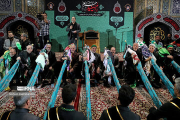 Mourning ceremony at Imam Reza shrine on Muharram 4th