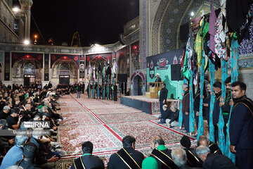 Mourning ceremony at Imam Reza shrine on Muharram 4th