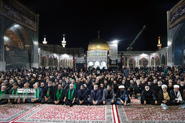 Mourning ceremony at Imam Reza shrine on Muharram 4th