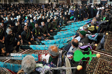 Mourning ceremony at Imam Reza shrine on Muharram 4th