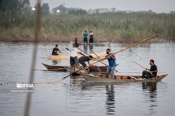 Cérémonie de pêche traditionnelle dans le nord de l'Iran