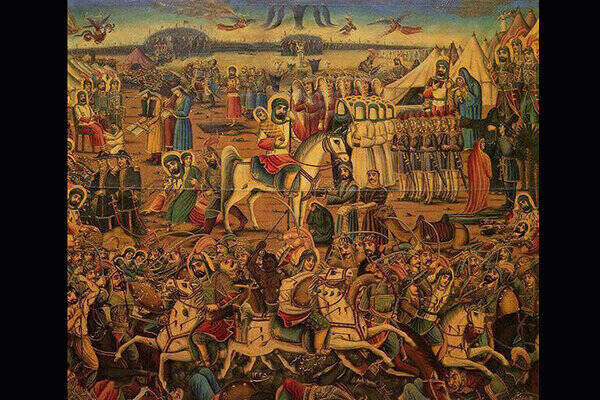 روایت ظهر عاشورا بر بوم نقاشان