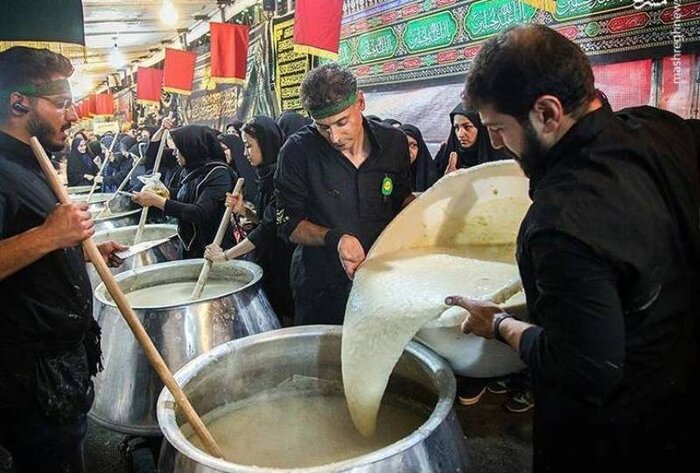 طعم عاشورایی "حلیم" در محرم خراسان‌شمالی