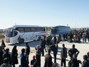 ۲۳۸ دستگاه اتوبوس از قزوین عازم مهران شد