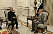 رئیس جمهور عراق بر توسعه همکاری با ایران تاکید کرد