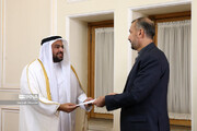 Le message d'invitation de l'émir du Qatar au président Raissi émis au ministre des A.E.